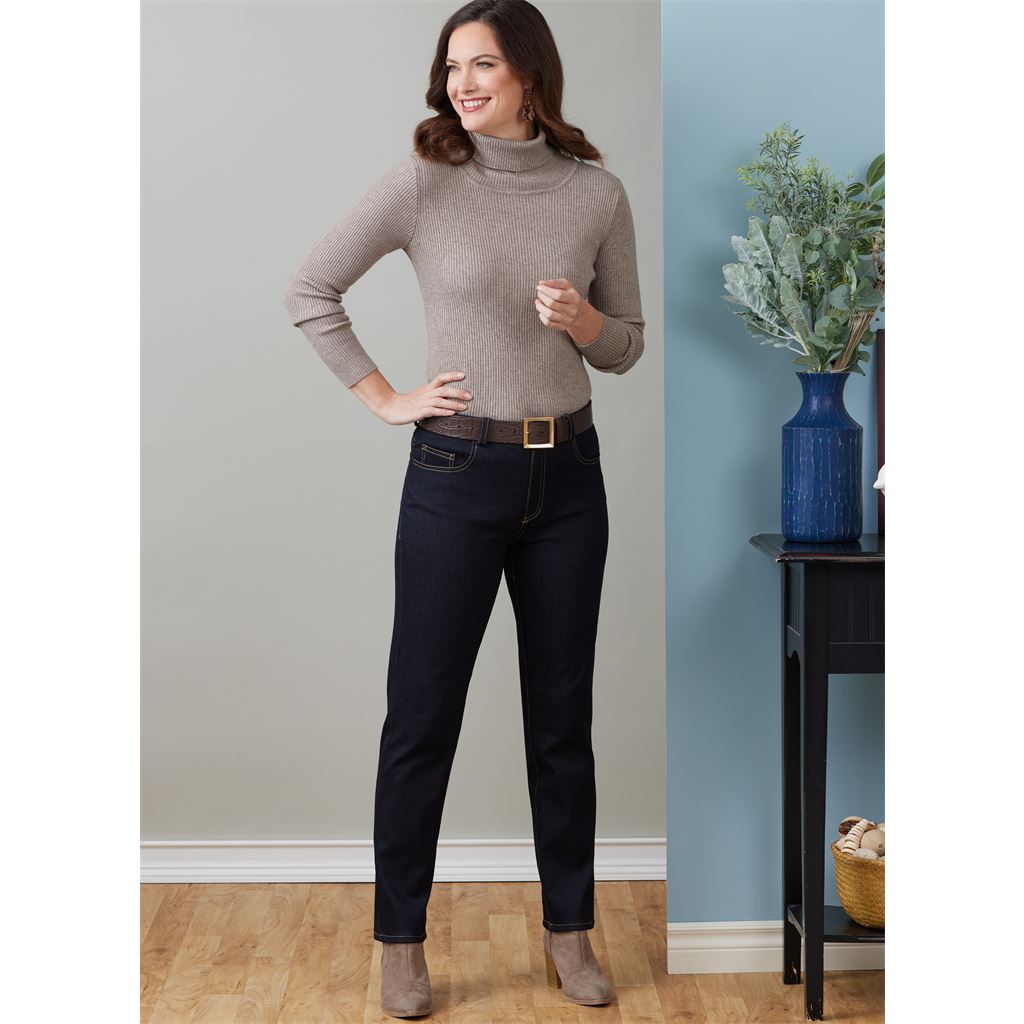 Butterick Pattern B6911 Misses Jeans by Palmer Pletsch 6911 Image 2 From Patternsandplains.com
