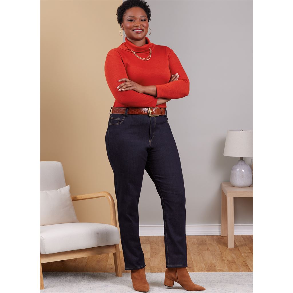 Butterick Pattern B6912 Womens Jeans by Palmer Pletsch 6912 Image 2 From Patternsandplains.com