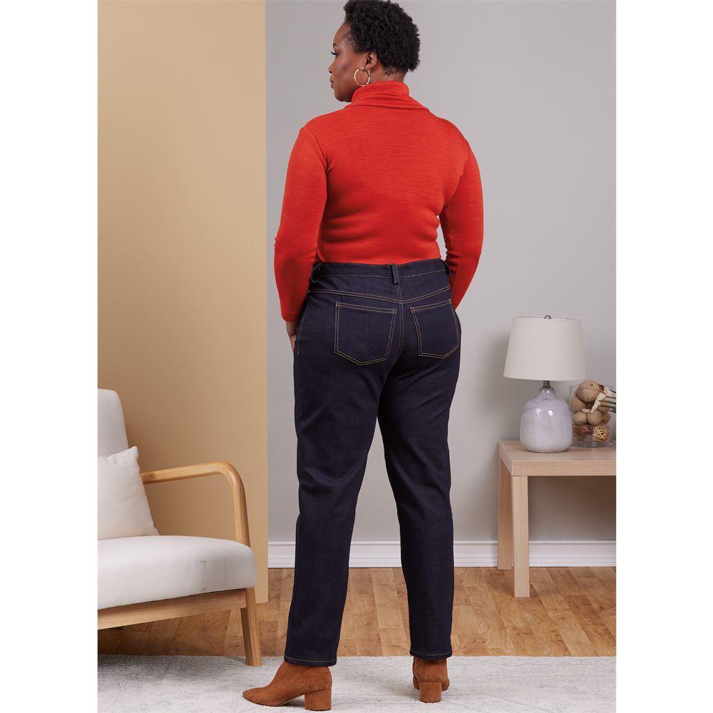 Butterick Pattern B6912 Womens Jeans by Palmer Pletsch 6912 Image 4 From Patternsandplains.com