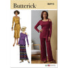 Butterick Pattern B6913 Misses Knit Dress Top Skirt and Pants 6913 Image 1 From Patternsandplains.com