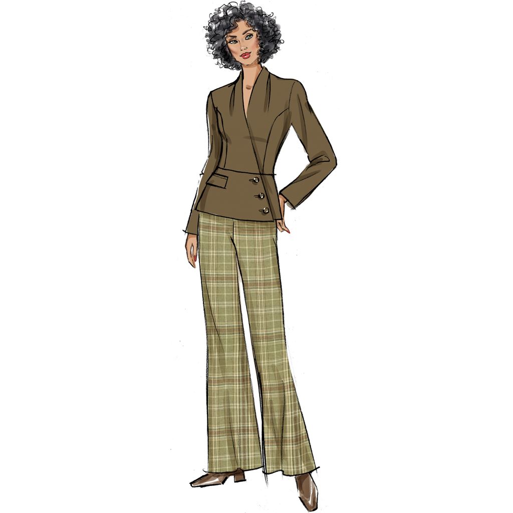 Butterick Pattern B6915 Misses Jacket and Pants 6915 Image 3 From Patternsandplains.com