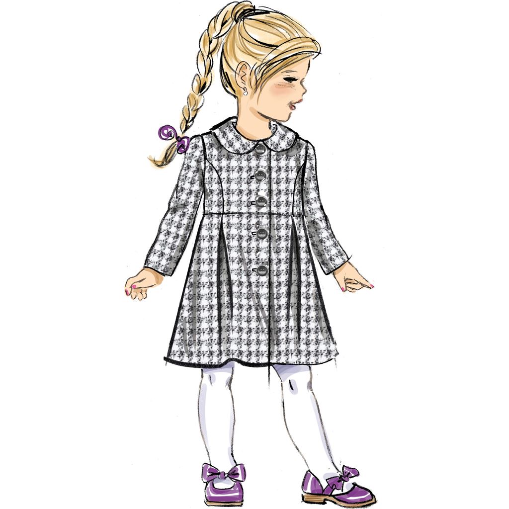 Butterick Pattern B6921 Childrens Coat 6921 Image 3 From Patternsandplains.com