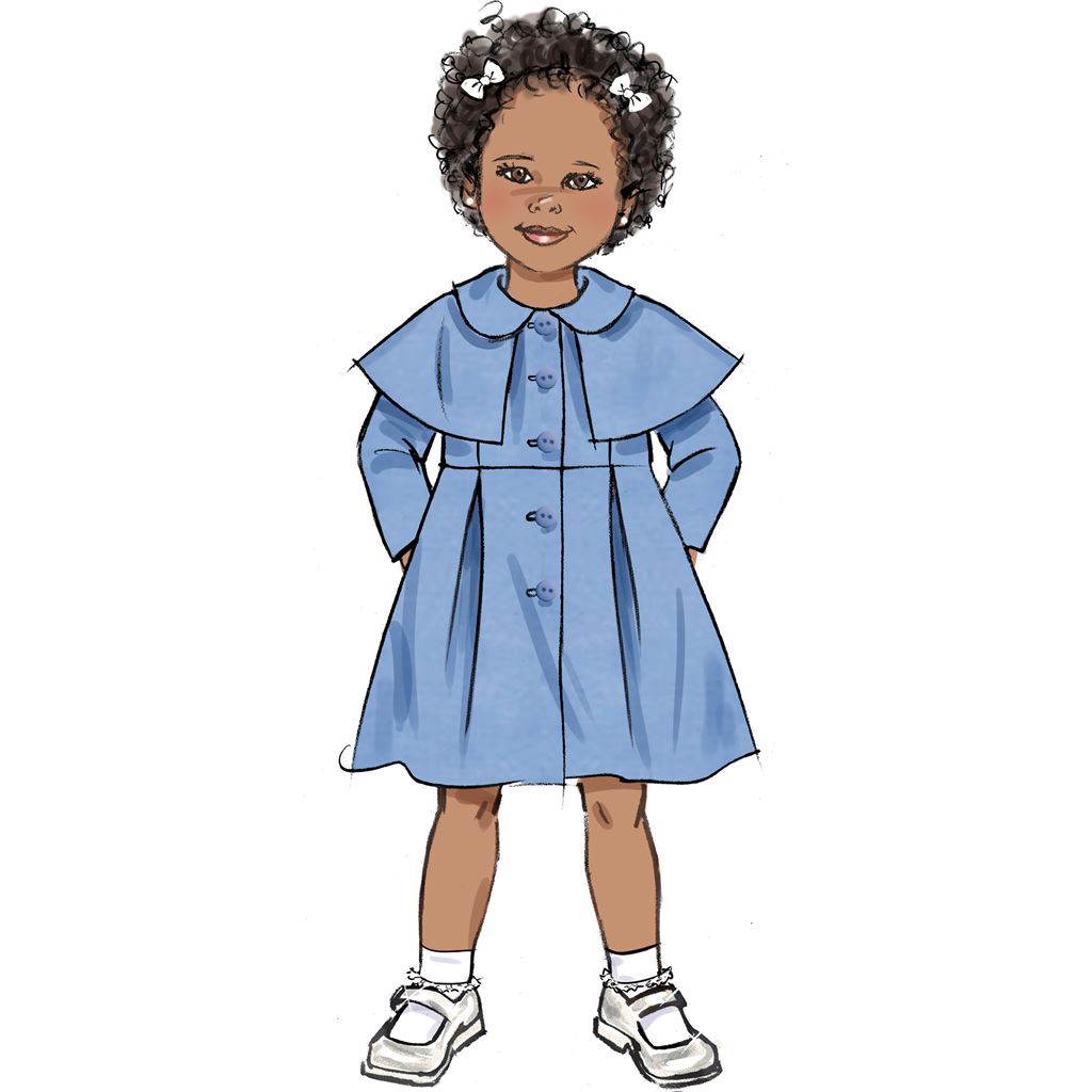 Butterick Pattern B6921 Childrens Coat 6921 Image 4 From Patternsandplains.com