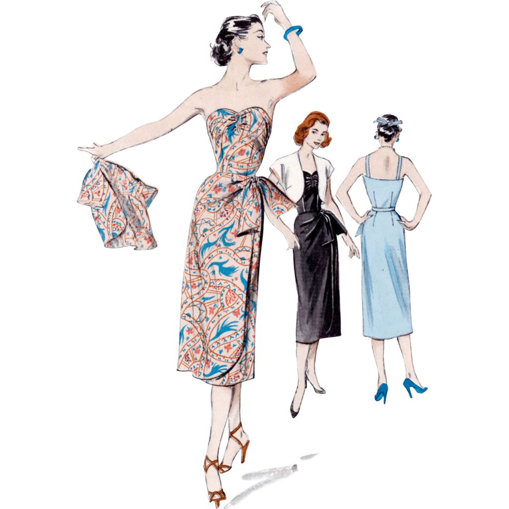 Butterick Pattern B6923 Misses Dress and Bolero Jacket 6923 Image 2 From Patternsandplains.com