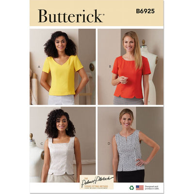 Butterick Pattern B6925 Misses Tops By Palmer Pletsch 6925 Image 1 From Patternsandplains.com