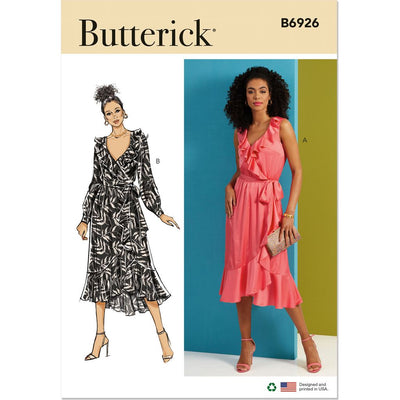 Butterick Pattern B6926 Misses Dress and Sash 6926 Image 1 From Patternsandplains.com