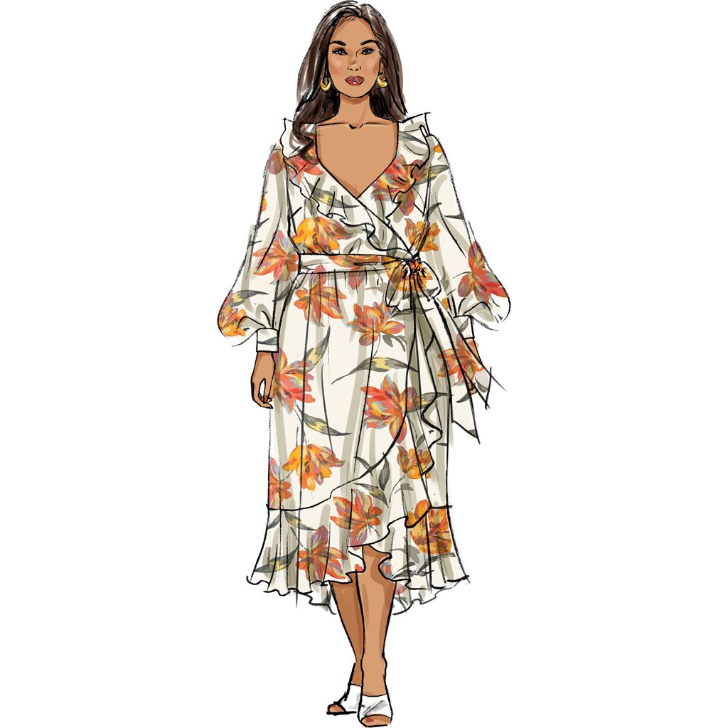 Butterick Pattern B6927 Womens Dress and Sash 6927 Image 3 From Patternsandplains.com