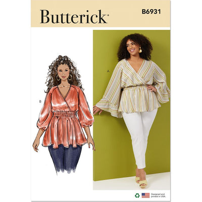 Butterick Pattern B6931 Womens Top 6931 Image 1 From Patternsandplains.com