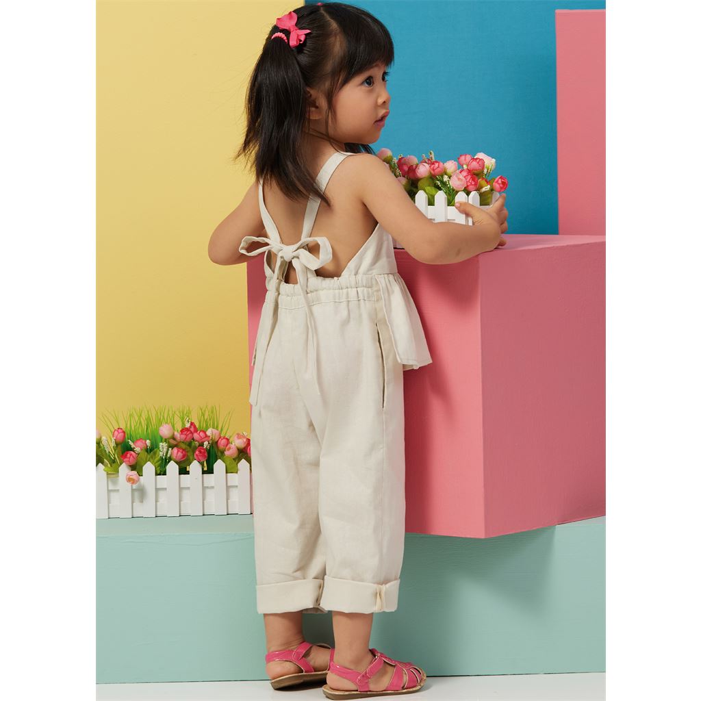 Butterick Pattern B6936 Toddlers Overalls and Dress 6936 Image 6 From Patternsandplains.com