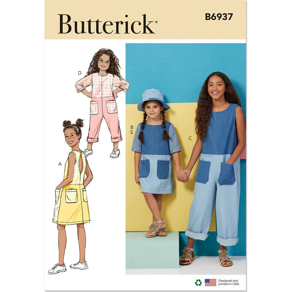 Butterick 2760 Girls' Nautical Sportswear Size:3 Breast 22 Used
