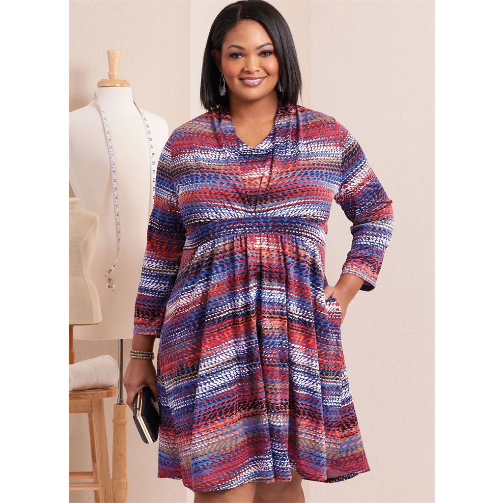 Butterick Pattern B6941 Womens Knit Dresses by Palmer Pletsch 6941 Image 4 From Patternsandplains.com