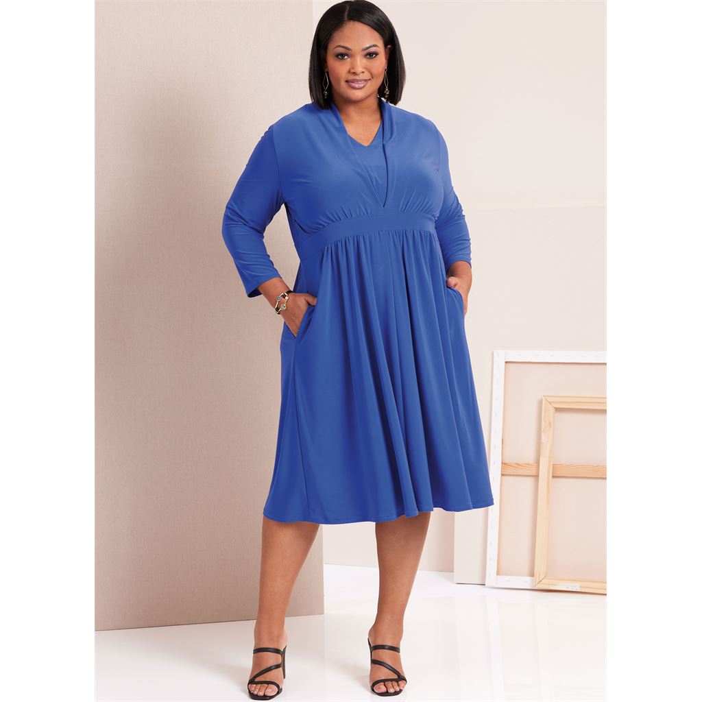 Butterick Pattern B6941 Womens Knit Dresses by Palmer Pletsch 6941 Image 5 From Patternsandplains.com