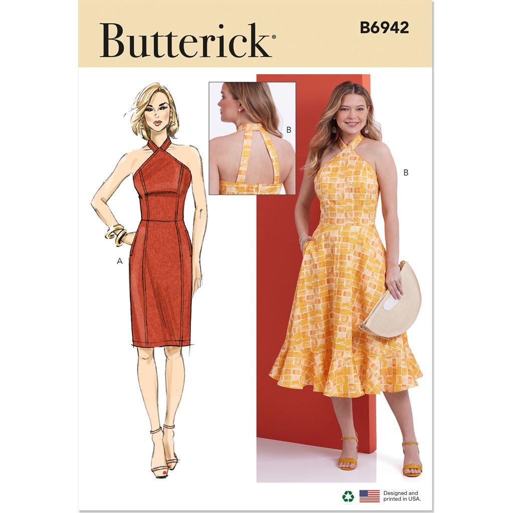 Butterick Pattern B6942 Misses Dresses 6942 Image 1 From Patternsandplains.com