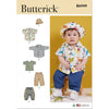 Butterick Pattern B6949 Babies Shirts T Shirt Pants and Hat 6949 Image 1 From Patternsandplains.com