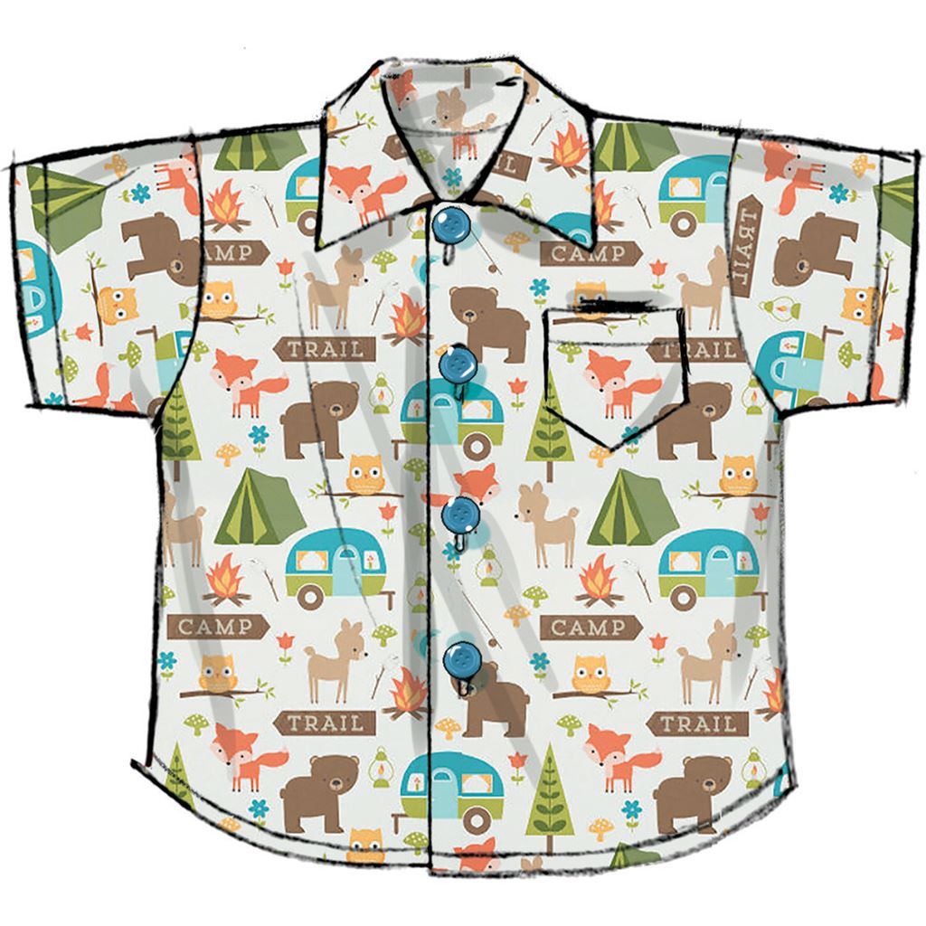 Butterick Pattern B6949 Babies Shirts T Shirt Pants and Hat 6949 Image 3 From Patternsandplains.com