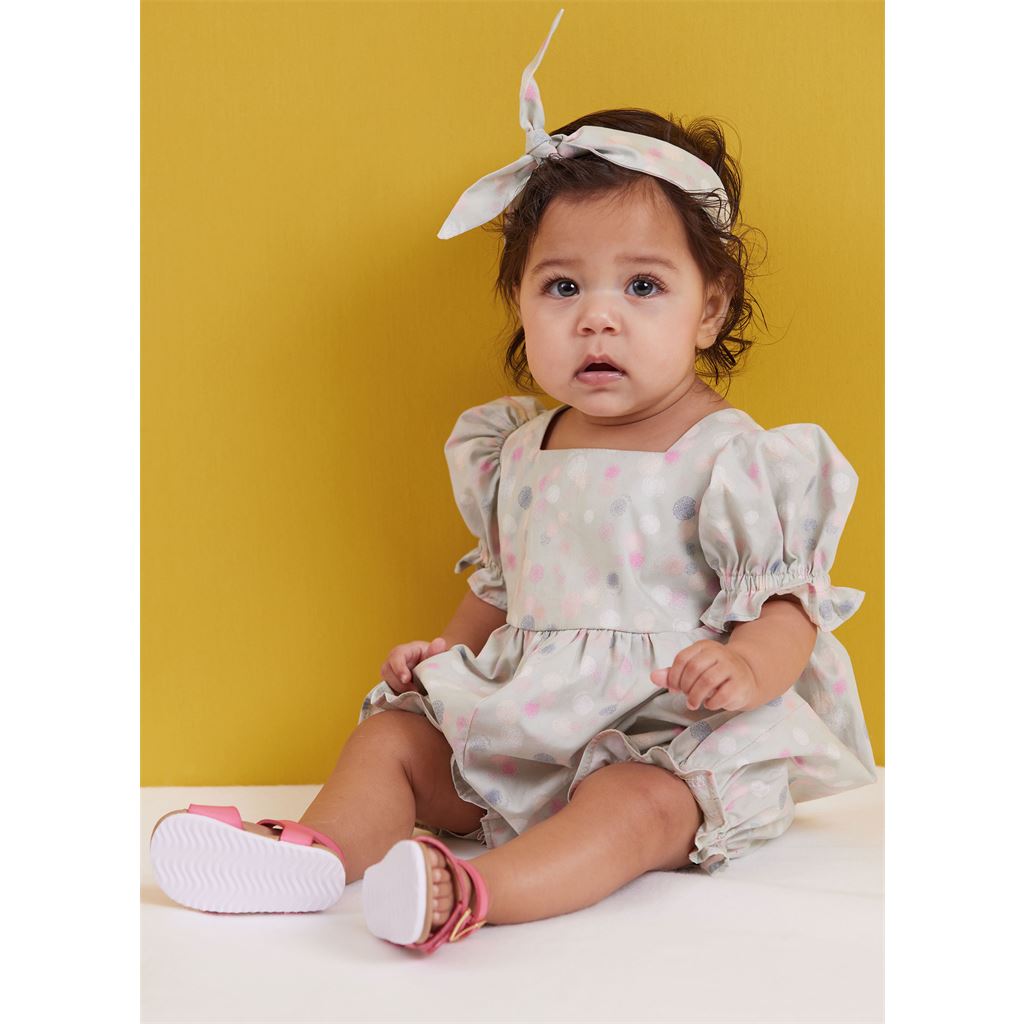 Butterick Pattern B6950 Babies Rompers Dress Bloomers and Headband 6950 Image 2 From Patternsandplains.com
