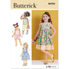 Butterick Pattern B6952 Childrens Dresses Tops Shorts and Pants 6952 Image 1 From Patternsandplains.com