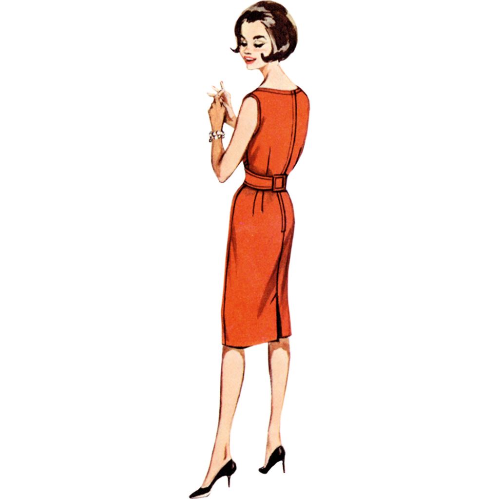 Butterick Pattern B6955 Misses Shallow Necked Jumper (Pinafore) 6955 Image 2 From Patternsandplains.com