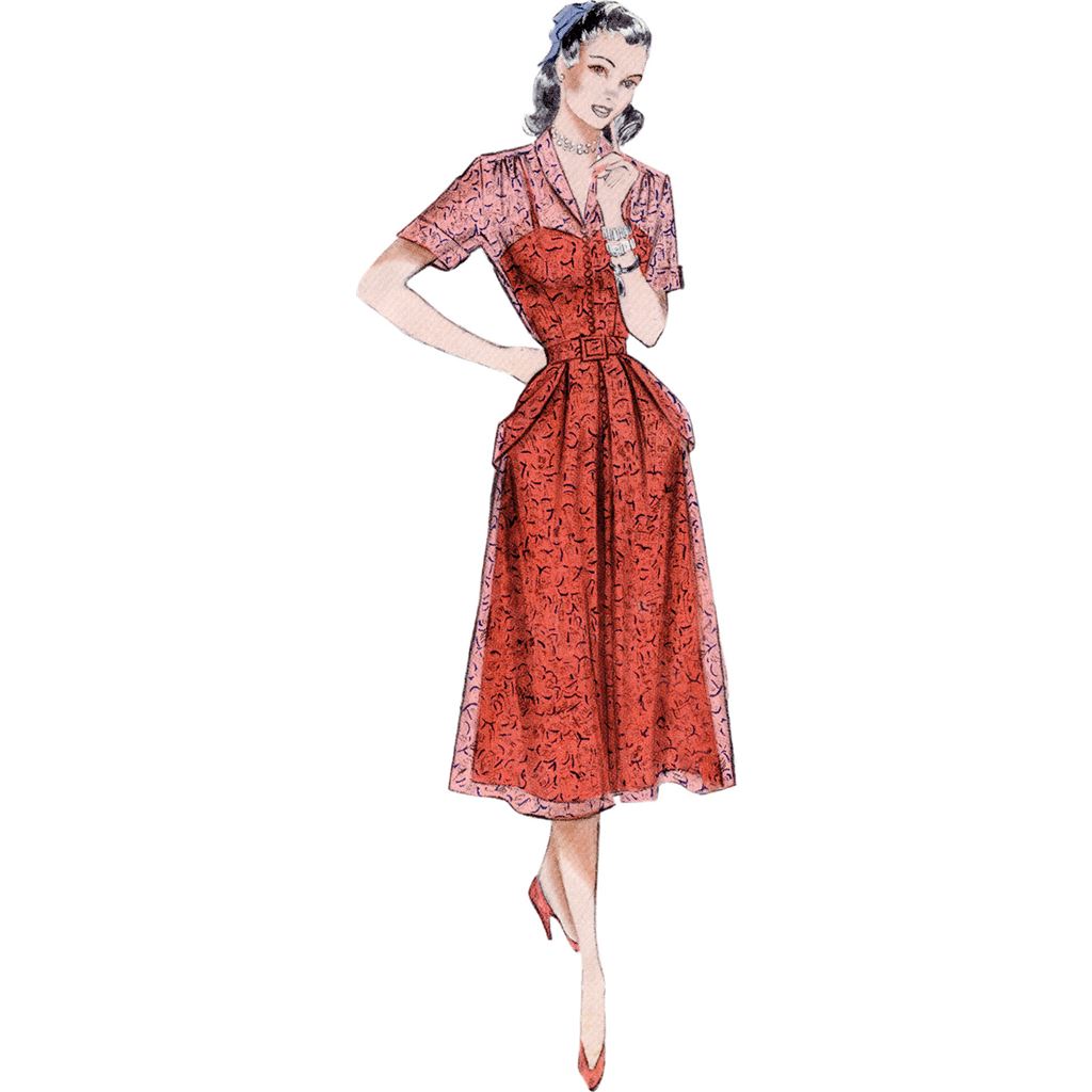 Butterick Pattern B6956 Misses Dress with Sleeve Variations 6956 Image 2 From Patternsandplains.com