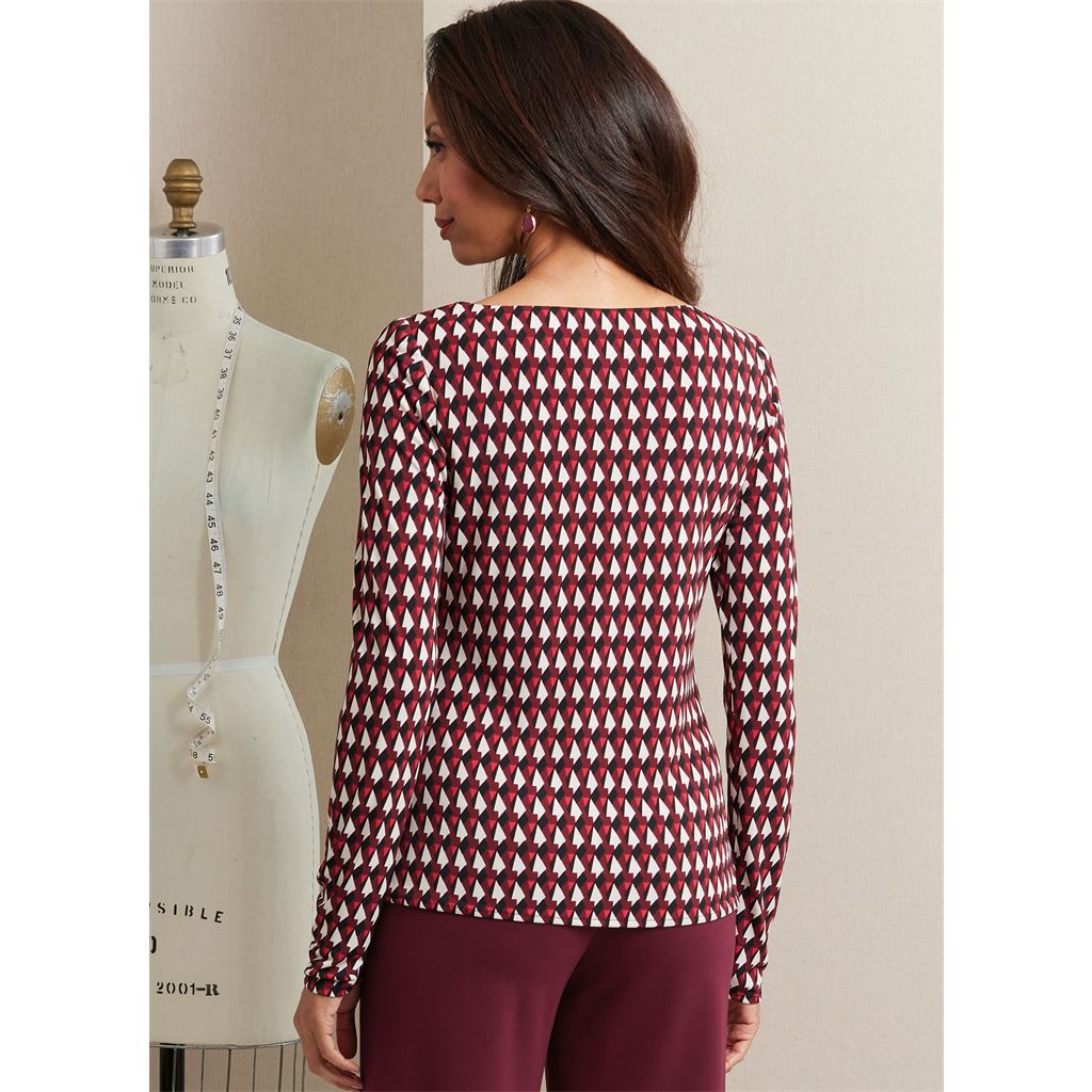 Butterick Pattern B6966 Misses Knit Tops and Pants 6966 Image 7 From Patternsandplains.com