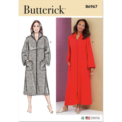 Butterick Pattern B6967 Misses and Womens Robe 6967 Image 1 From Patternsandplains.com