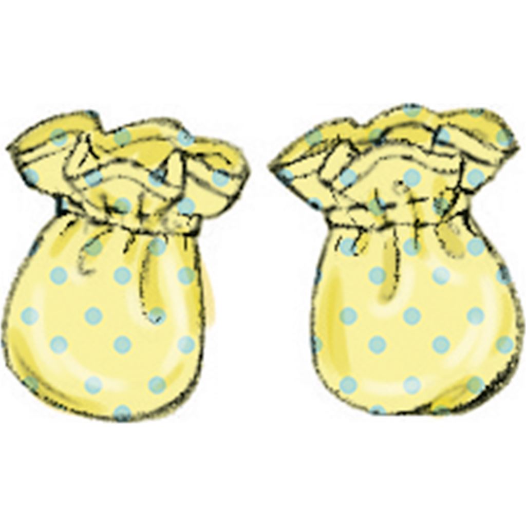 Butterick Pattern B6968 Infants Bunting Jumpsuit Shirt Diaper Cover Hat Bib Mittens Booties and Blanket 6968 Image 10 From Patternsandplains.com
