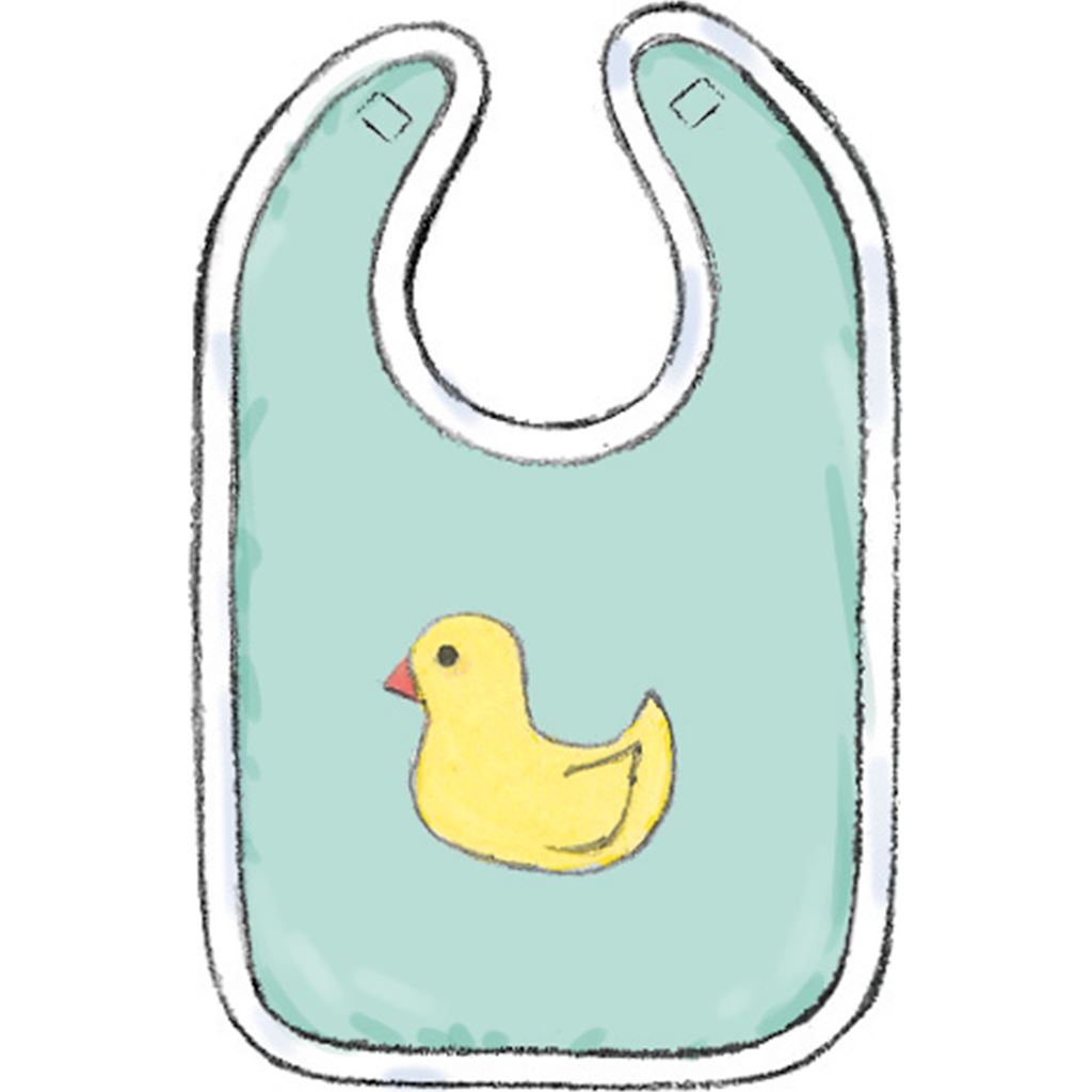 Butterick Pattern B6968 Infants Bunting Jumpsuit Shirt Diaper Cover Hat Bib Mittens Booties and Blanket 6968 Image 9 From Patternsandplains.com