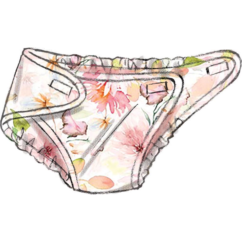 Butterick Pattern B6970 Infants Jacket Tops Dress Rompers Diaper Cover and Hat 6970 Image 10 From Patternsandplains.com