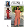 Know Me Pattern ME2008 Misses and Womens Jumpsuit by Handmade Millennial 2008 Image 1 From Patternsandplains.com