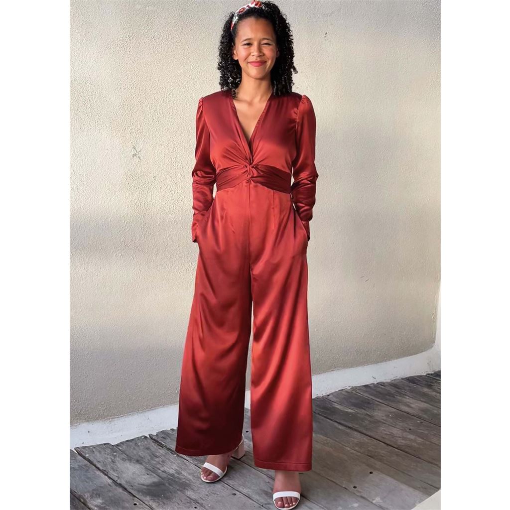 Know Me Pattern ME2008 Misses and Womens Jumpsuit by Handmade Millennial 2008 Image 4 From Patternsandplains.com