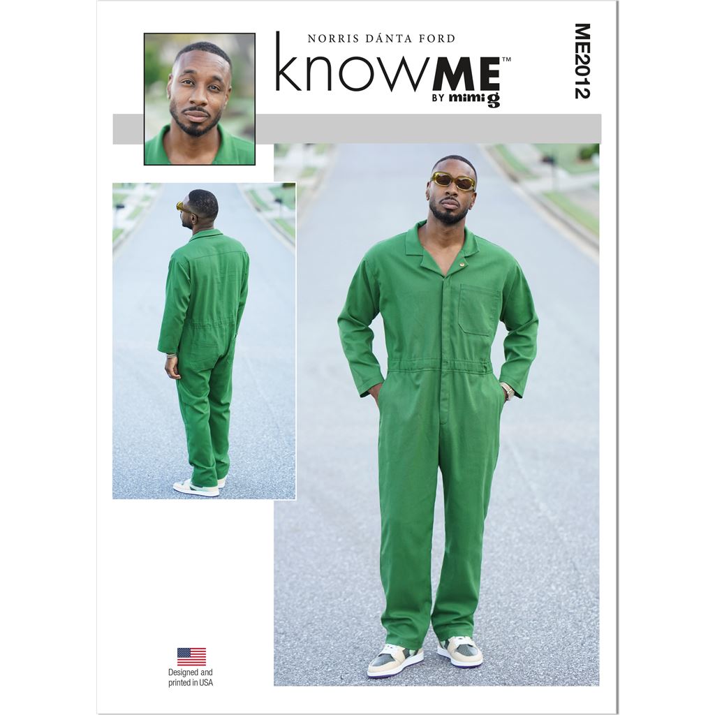 Know Me Pattern ME2012 Mens Jumpsuit by Norris Dánta Ford 2012 Image 1 From Patternsandplains.com