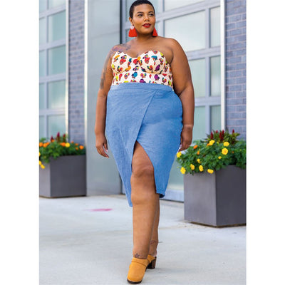 Know Me Pattern ME2015 Womens Lined Bustier and Skirt by Aaronica B. Cole 2015 Image 3 From Patternsandplains.com