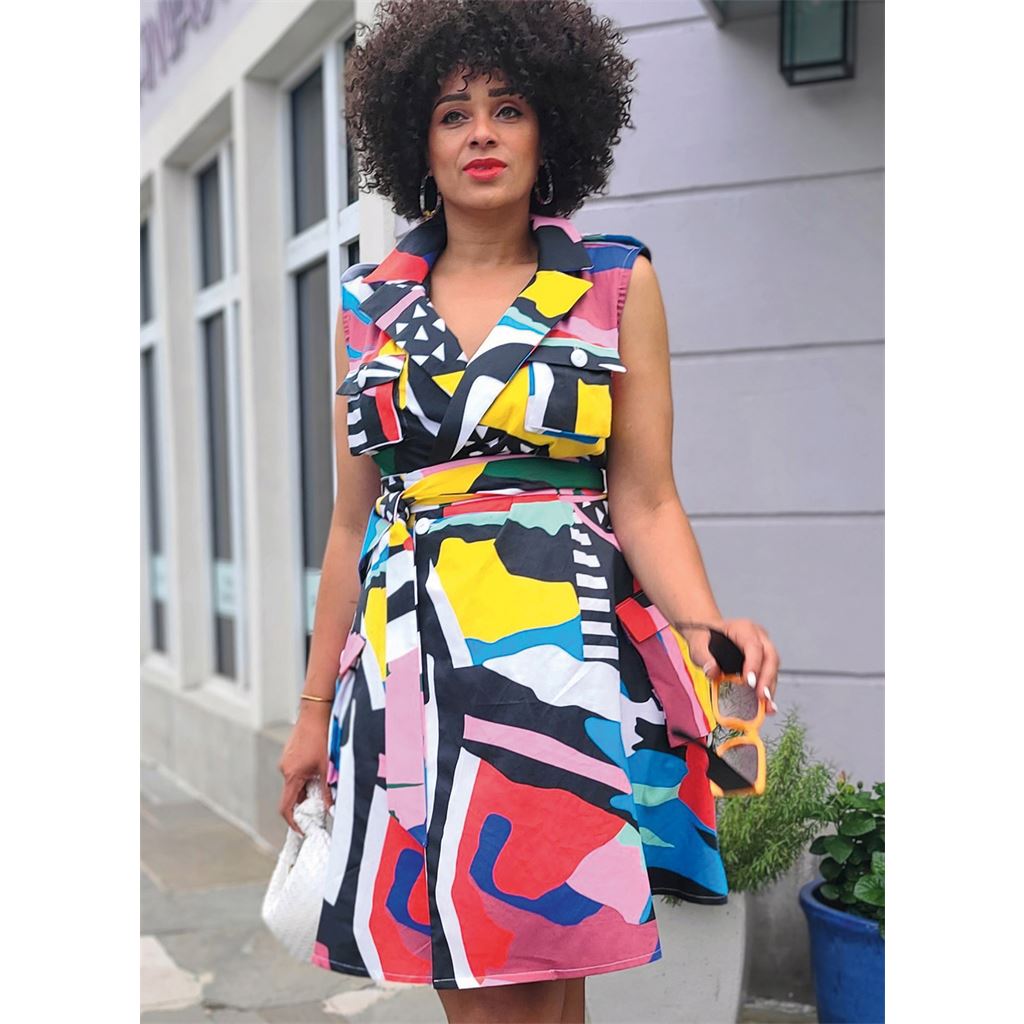 Know Me Pattern ME2020 Misses and Womens Wrap Dress With Belt by Keechii B Style 2020 Image 5 From Patternsandplains.com