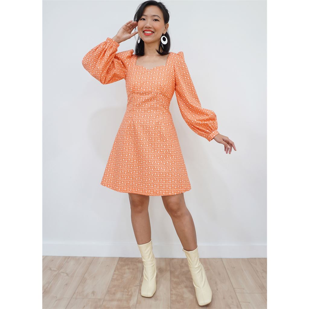 Know Me Pattern ME2021 Misses Dress by Gwen Heng 2021 Image 2 From Patternsandplains.com