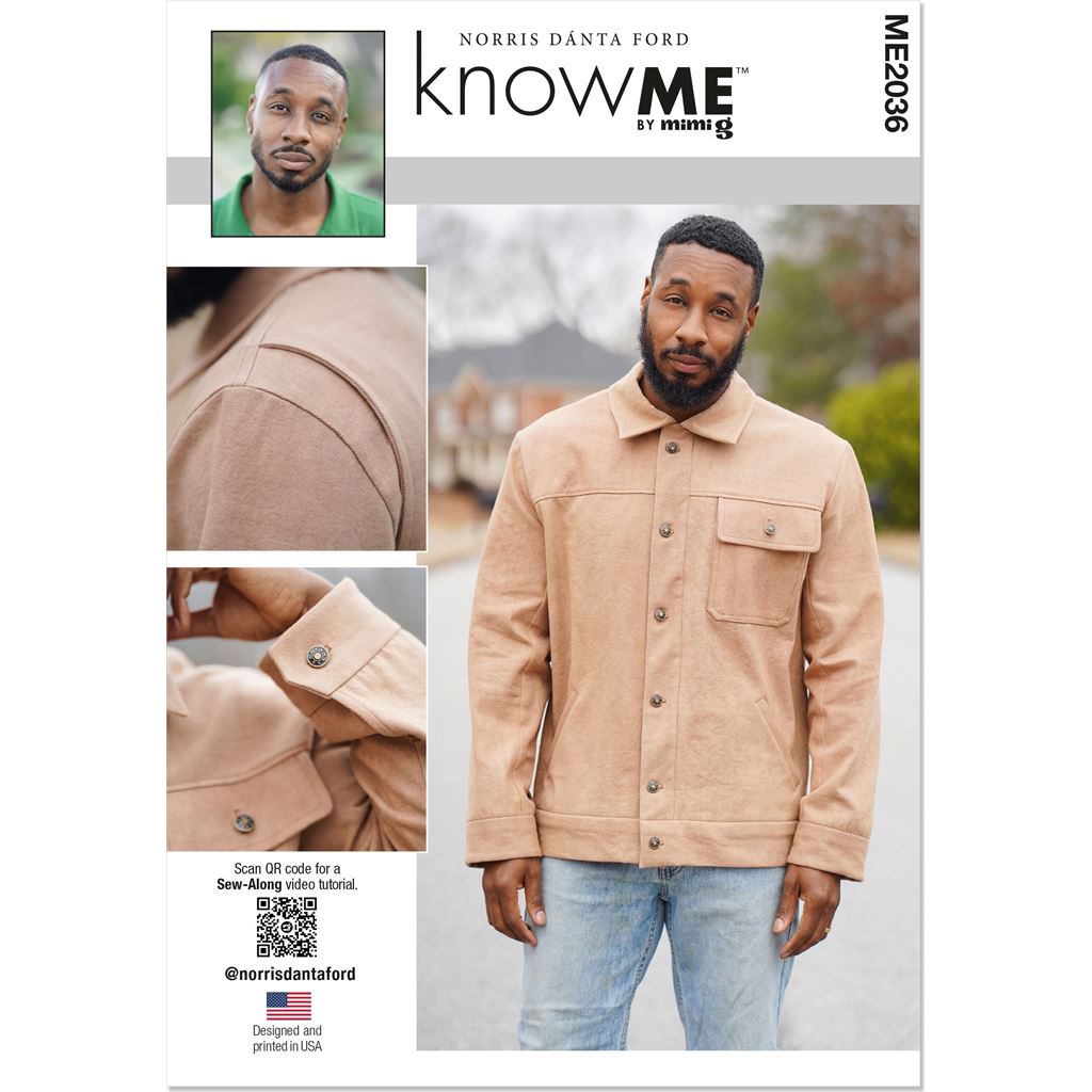 Know Me Pattern ME2036 Mens Jacket 2036 Image 1 From Patternsandplains.com