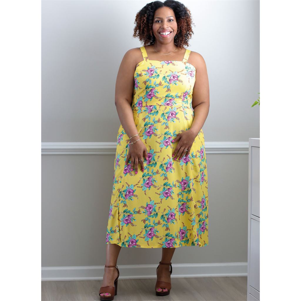 Know Me Pattern ME2040 Misses and Womens Dress in Two Lengths 2040 Image 2 From Patternsandplains.com