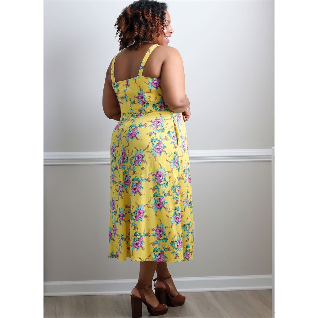 Know Me Pattern ME2040 Misses and Womens Dress in Two Lengths 2040 Image 4 From Patternsandplains.com