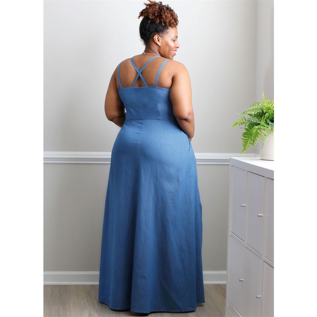 Know Me Pattern ME2040 Misses and Womens Dress in Two Lengths 2040 Image 5 From Patternsandplains.com