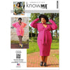 Know Me Pattern ME2050 Misses and Womens Knit Dress in Two Lengths by Aaronica B. Cole 2050 Image 1 From Patternsandplains.com