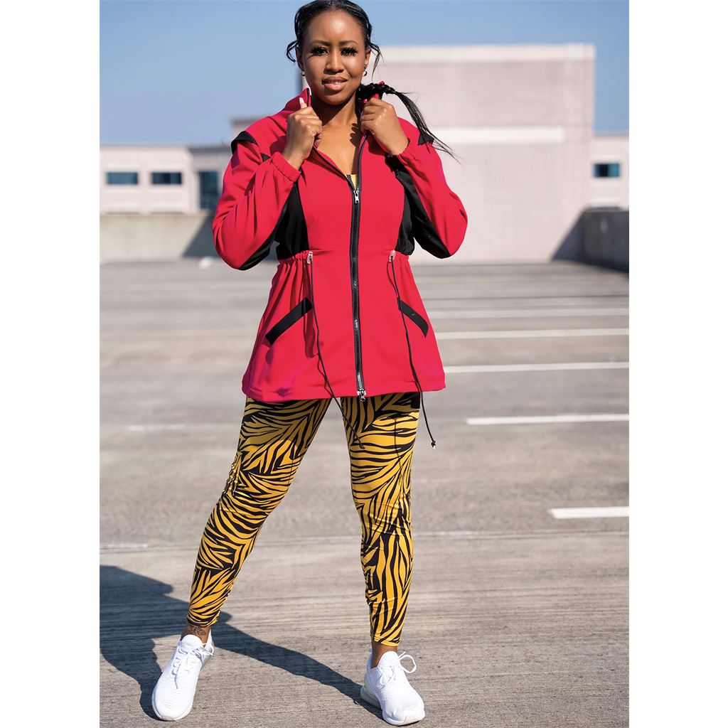 Know Me Pattern ME2051 Misses Jacket Bra Top and Leggings by Duana M. Chandler 2051 Image 4 From Patternsandplains.com