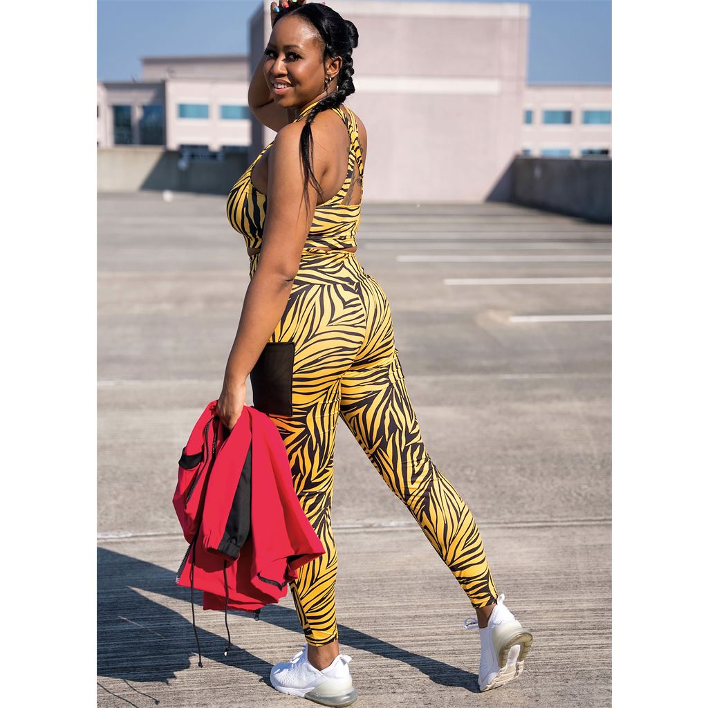 Know Me Pattern ME2051 Misses Jacket Bra Top and Leggings by Duana M. Chandler 2051 Image 6 From Patternsandplains.com