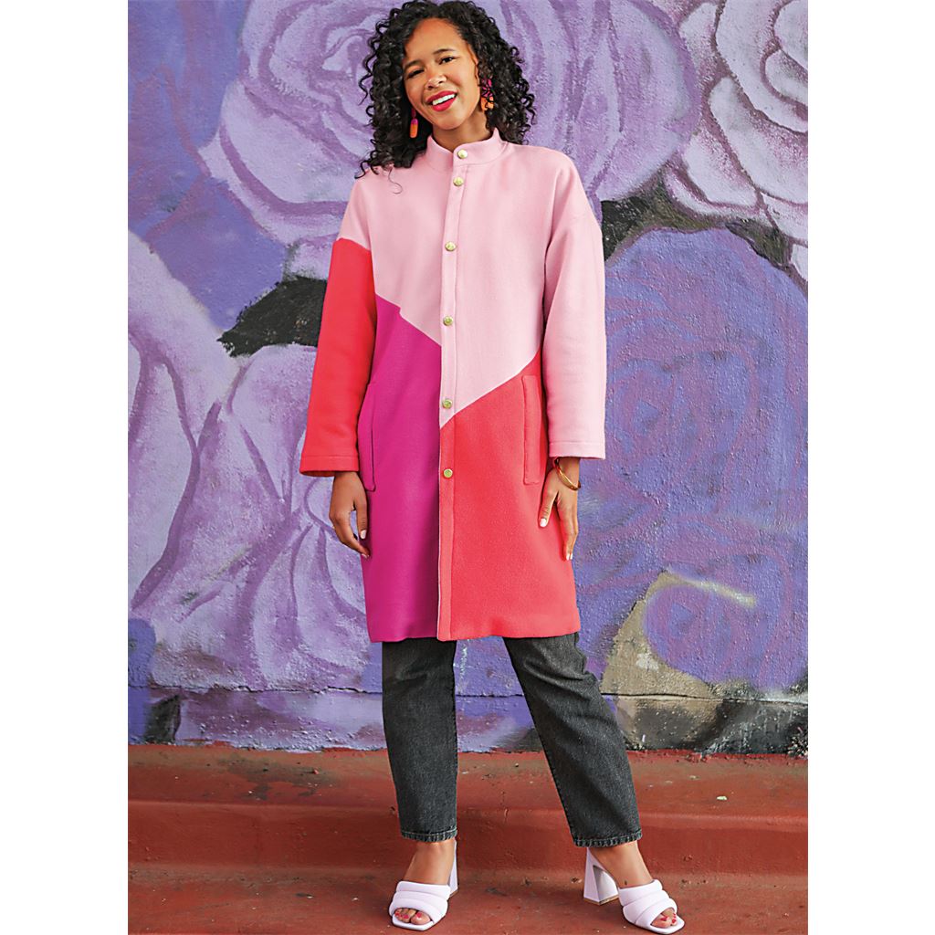 Know Me Pattern ME2058 Misses Coat by Handmade Millennial 2058 Image 7 From Patternsandplains.com