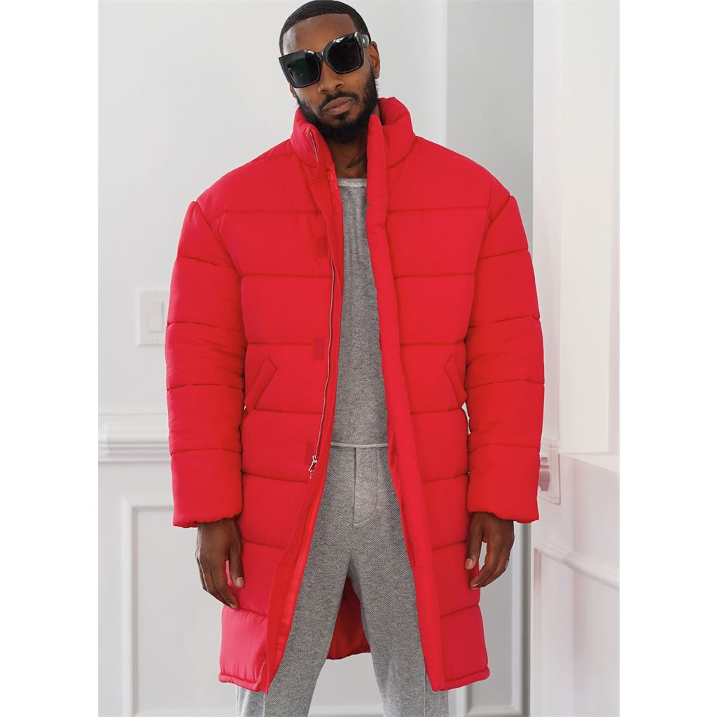 Know Me Pattern ME2061 Mens Puffer Coat In Two Lengths by Norris Dánta Ford 2061 Image 3 From Patternsandplains.com