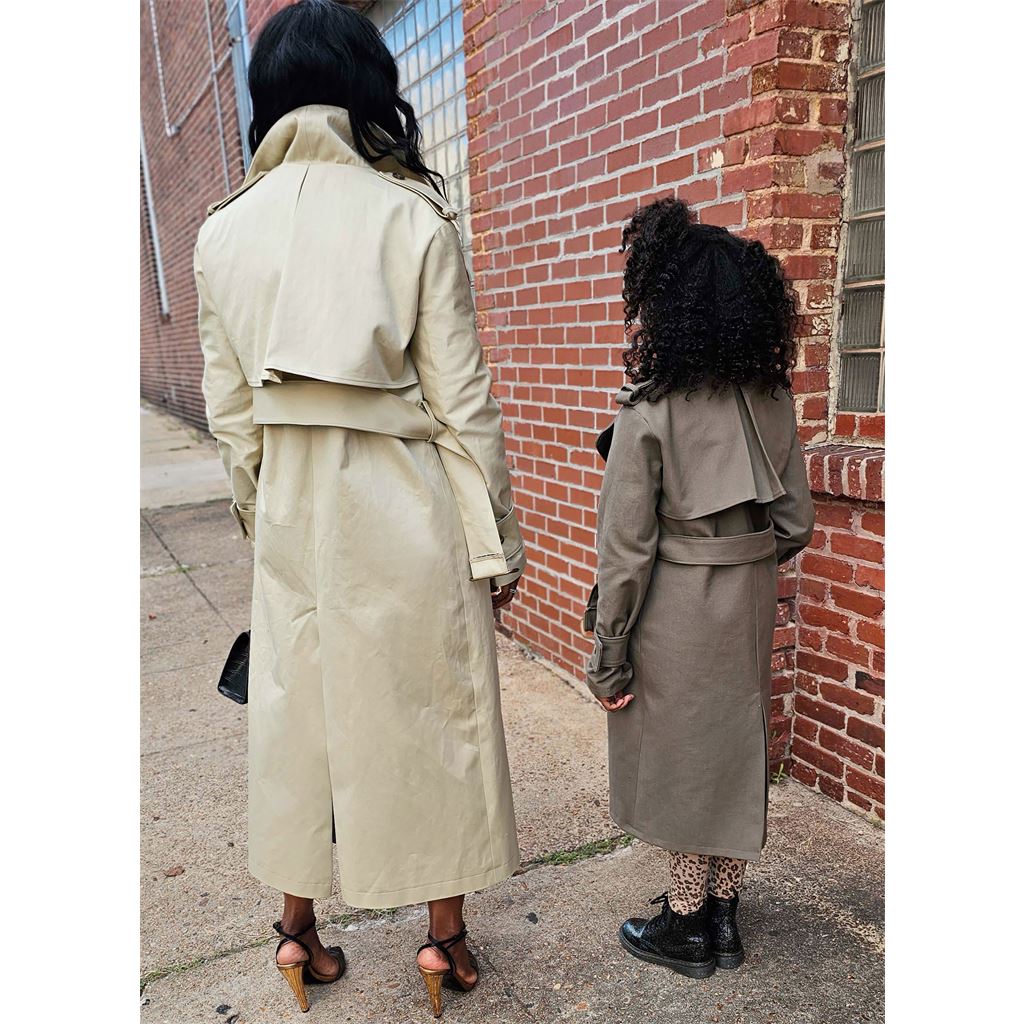 Know Me Pattern ME2070 Girls and Misses Trench Coat by Beaute JAdore 2070 Image 4 From Patternsandplains.com