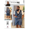 Know Me Pattern ME2071 Mens Vest and Shorts by Sins of Many 2071 Image 1 From Patternsandplains.com