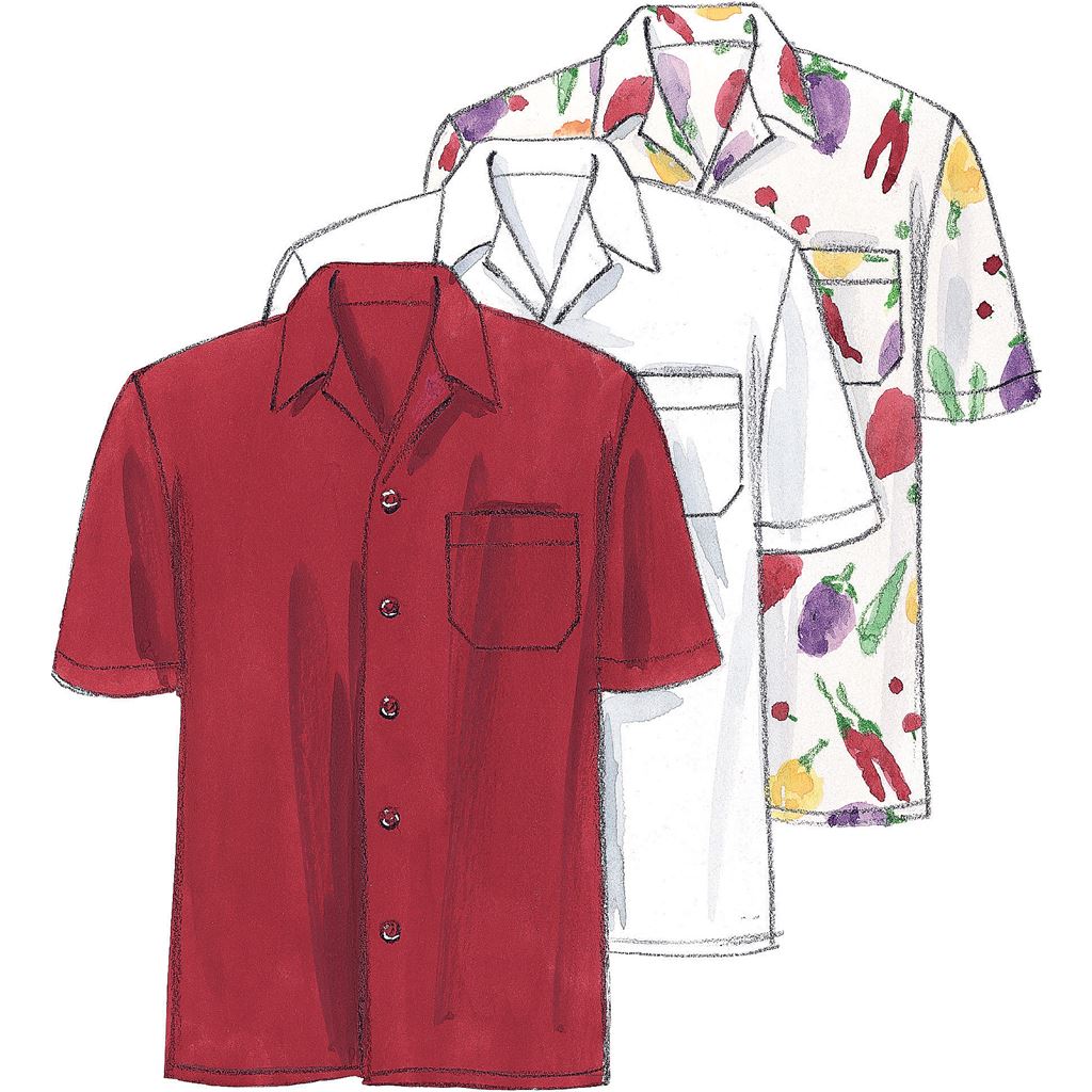 McCall's Pattern M2233 Misses and Mens Jacket Shirt Apron Pull On Pants Neckerchief and Hat 2233 Image 3 From Patternsandplains.com.jpg