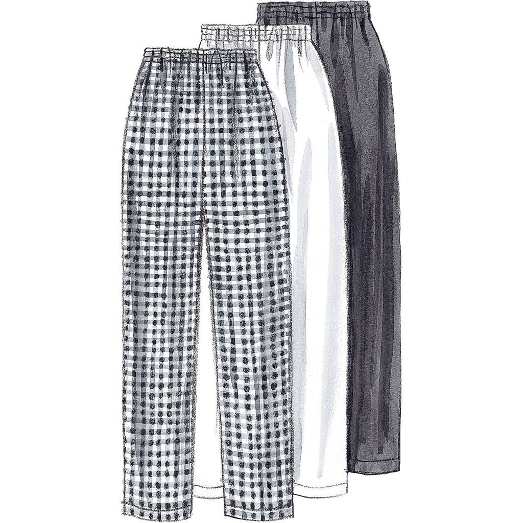 McCall's Pattern M2233 Misses and Mens Jacket Shirt Apron Pull On Pants Neckerchief and Hat 2233 Image 5 From Patternsandplains.com.jpg