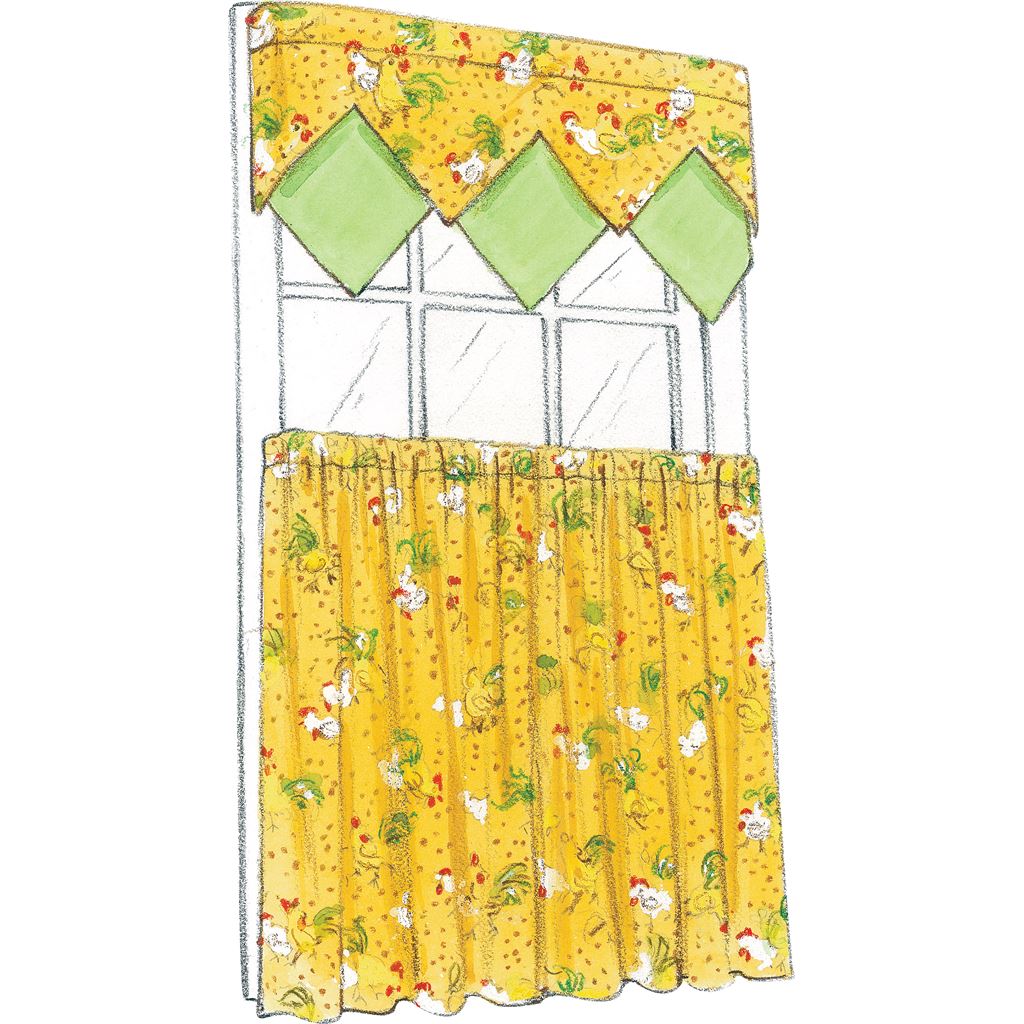 McCall's Pattern M4408 Window Essentials (Valances and Panels) 4408 Image 5 From Patternsandplains.com.jpg