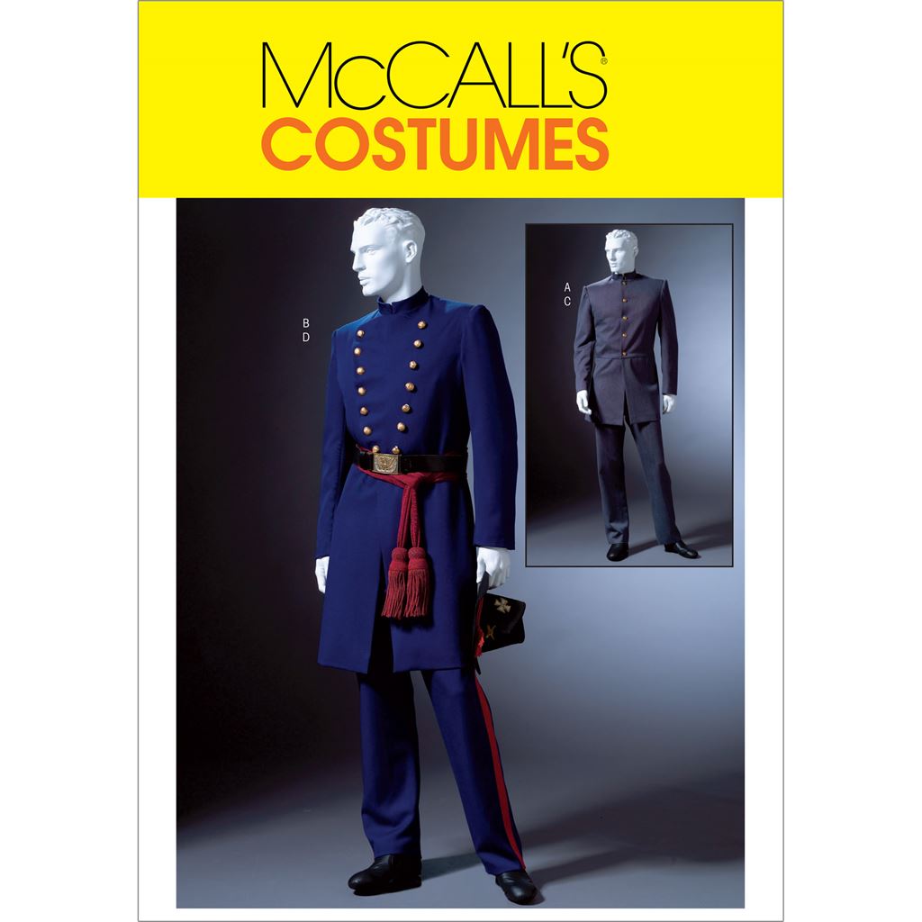 McCall's Pattern M4745 Mens Civil War Costumes 4745 Image 1 From Patternsandplains.com