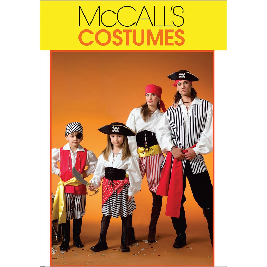 McCall's Pattern M4952 Misses Mens Childrens Boys Girls Costumes 4952 Image 1 From Patternsandplains.com